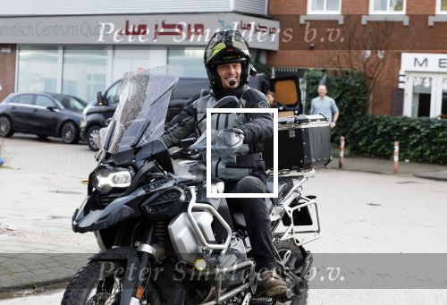 Amsterdam 4 januari 2024
Winston post op zijn BMW motor