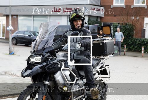 Amsterdam 4 januari 2024
Winston post op zijn BMW motor