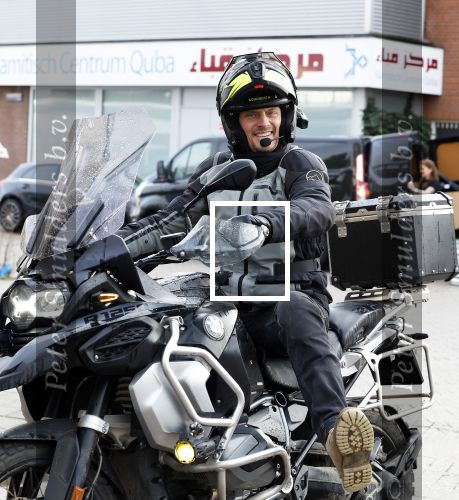 Amsterdam 4 januari 2024
Winston post op zijn BMW motor