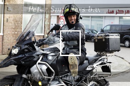 Amsterdam 4 januari 2024
Winston post op zijn BMW motor