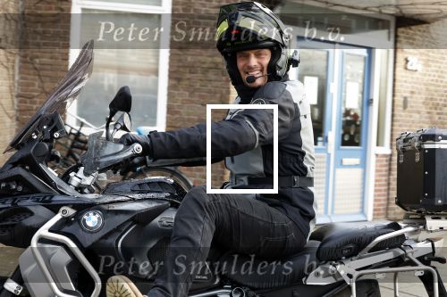 Amsterdam 4 januari 2024
Winston post op zijn BMW motor