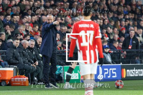 Eindhoven, 29 Januari 2025
8e en laatste wedstrijd  Champions League seizoen 2024-2025 PSV-FC Liverpool, eindstand 3-2
Arne Slot
Fotograaf Marco Ferrageau