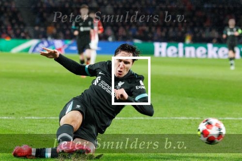 Eindhoven, 29 Januari 2025
8e en laatste wedstrijd  Champions League seizoen 2024-2025 PSV-FC Liverpool, eindstand 3-2
Federico Chiesa
Fotograaf Marco Ferrageau