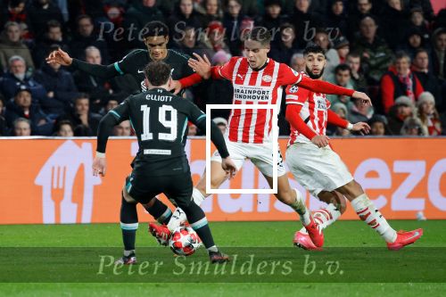 Eindhoven, 29 Januari 2025
8e en laatste wedstrijd  Champions League seizoen 2024-2025 PSV-FC Liverpool, eindstand 3-2
Joey Veerman
Fotograaf Marco Ferrageau