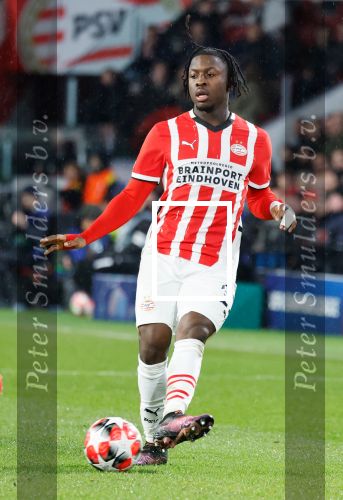 Eindhoven, 29 Januari 2025
8e en laatste wedstrijd  Champions League seizoen 2024-2025 PSV-FC Liverpool, eindstand 3-2
Johan Bakayoko
Fotograaf Marco Ferrageau
