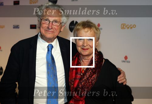 Amsterdam 3 maart 2014
Uitreiking van de TV prijzen. Judith Bos met man