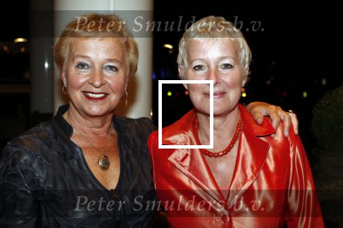 Amsterdam 13 september 2008
Modeshow Mart Visser in het Hilton hotel.
 Judith Bosch met zus
