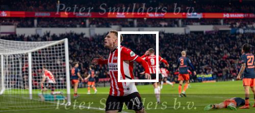 Eindhoven, 15 Februari 2025
Kompetitiewedstrijd
PSV-FC Utrecht, eindstand 2-2
Noah Lang
Foto Jan Hoogsteen