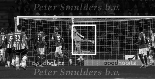Eindhoven, 14 Januari 2025
Bekerwedstrijd 1/8 Finale PSV-Excelsior, eindstand 3-3 Na verlenging 5-4
PSV-Excelsior Calvin Raatsie
Foto Jan Hoogsteen