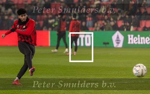 Eindhoven, 14 Januari 2025
Bekerwedstrijd 1/8 Finale PSV-Excelsior, eindstand 3-3 Na verlenging 5-4
Ricardo Pepi
Foto Jan Hoogsteen