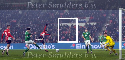 Eindhoven, 14 Januari 2025
Bekerwedstrijd 1/8 Finale PSV-Excelsior, eindstand 3-3 Na verlenging 5-4
Foto Jan Hoogsteen