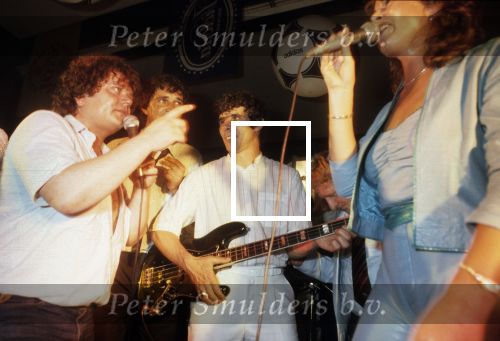 Rotterdam, 4 juni 1983
Afscheid Willem v Hanegem voetbalwedstrijd met FC Feyenoord tegen het Nederlands elftal van 1974
Na afloop wedstrijd een feest met o.a. optreden Willem met Andre Hazes en Ron Brandsteder
