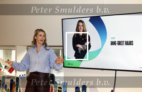 Hilversum 20 januari 2026
Presentatie crew van Eurosport die naar de olympische spelen gaan. Anne Greet Haars