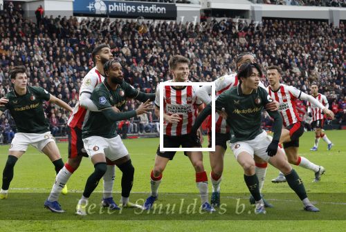 Eindhoven, 1 Februari 2026
Kompetitiewedstrijd PSV-Feyenoord, eindstand 3-0
Ayase Ueda Anel Ahmedhodzic Jeramiah St. Juste Guus Til  Esmir Bajraktarevic Ismael Saibari en Ivan Perisic Timon Wellenreuther