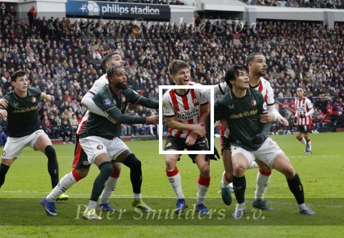 Eindhoven, 1 Februari 2026
Kompetitiewedstrijd PSV-Feyenoord, eindstand 3-0
Ayase Ueda Anel Ahmedhodzic Jeramiah St. Juste Guus Til  Esmir Bajraktarevic Ismael Saibari en Ivan Perisic Timon Wellenreuther