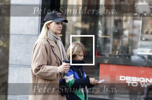Amsterdam 17 januari 2026
Chantal Janzen met zoon Bobby op de pc hooftstraat