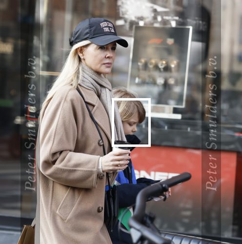Amsterdam 17 januari 2026
Chantal Janzen met zoon Bobby op de pc hooftstraat