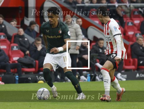 Eindhoven, 1 Februari 2026
Kompetitiewedstrijd PSV-Feyenoord, eindstand 3-0
Concalo Borges en Mauro Jr.