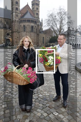 Maastricht 14 januari 2026
Doop tulipa Emma Kok bij het vrijthof in Maastricht  haar ouders en opa en oma\'s waren erbij aanwezig