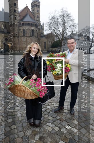 Maastricht 14 januari 2026
Doop tulipa Emma Kok bij het vrijthof in Maastricht  haar ouders en opa en oma\'s waren erbij aanwezig