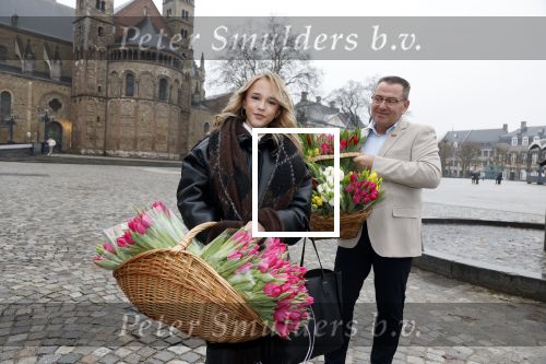 Maastricht 14 januari 2026
Doop tulipa Emma Kok bij het vrijthof in Maastricht  haar ouders en opa en oma\'s waren erbij aanwezig