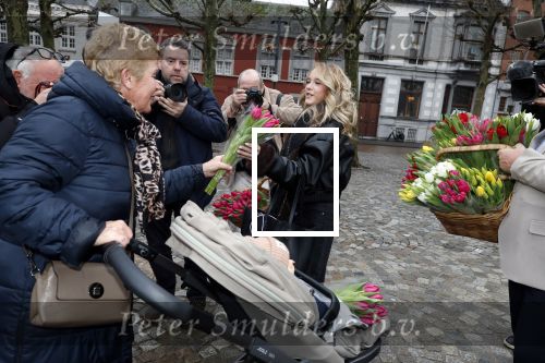 Maastricht 14 januari 2026
Doop tulipa Emma Kok bij het vrijthof in Maastricht  haar ouders en opa en oma\'s waren erbij aanwezig