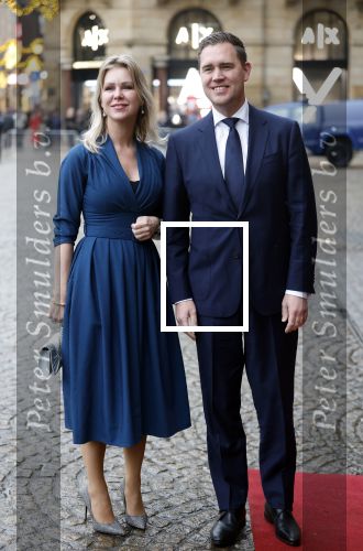 Amsterdam 12 januari 2026
Nieuwjaarsreceptie Koning Willem Alexander en Koningin Maxima bij het paleis op de dam . Vandaag komen er vooral mensen uit de politiek.  Femke Wiersma  en Eelco Heinen