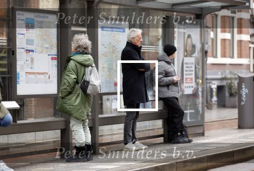 Amsterdam 12 januari 2026
Hans v Willigenburg in het centrum van Amsterdam en wachtend op de tram.