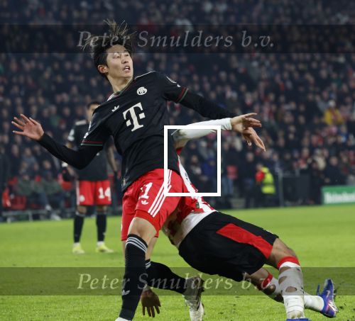 Eindhoven, 28 Januari 2026
Laatste wedstrijd in voorronde Champions League
PSV-Bayern Munchen, eindstand 1-2
Hiroki Ito en Ismael Saibari