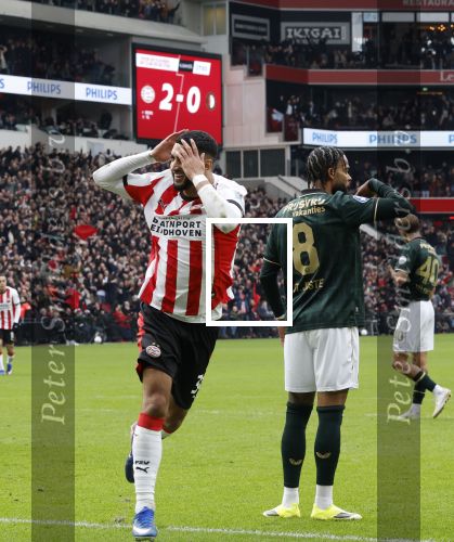 Eindhoven, 1 Februari 2026
Kompetitiewedstrijd PSV-Feyenoord, eindstand 3-0