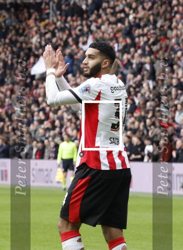 Eindhoven, 1 Februari 2026
Kompetitiewedstrijd PSV-Feyenoord, eindstand 3-0
Isamail Saibari scoort 3-0