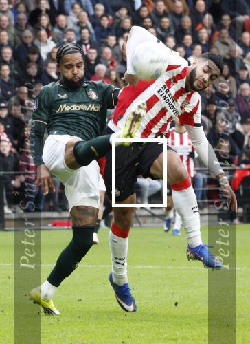 Eindhoven, 1 Februari 2026
Kompetitiewedstrijd PSV-Feyenoord, eindstand 3-0
Ismael Saibari en Jeramiah St. Juste