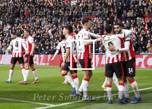 Eindhoven, 1 Februari 2026
Kompetitiewedstrijd PSV-Feyenoord, eindstand 3-0
Ivan Perisic en Ismail Saibari scoort 3-0