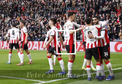 Eindhoven, 1 Februari 2026
Kompetitiewedstrijd PSV-Feyenoord, eindstand 3-0
Ivan Perisic en Ismail Saibari scoort 3-0