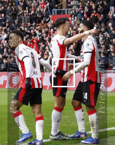 Eindhoven, 1 Februari 2026
Kompetitiewedstrijd PSV-Feyenoord, eindstand 3-0
Ivan Perisic en Ismail Saibari scoort 3-0