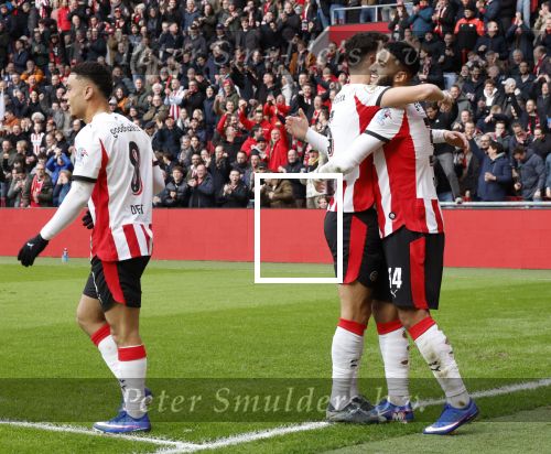 Eindhoven, 1 Februari 2026
Kompetitiewedstrijd PSV-Feyenoord, eindstand 3-0
Ivan Perisic en Ismail Saibari scoort 3-0