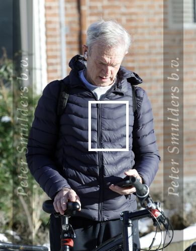 Amsterdam 6 januari 2026
Jaap Jongbloed vertrekt bij zijn sportschool op de fiets naar huis .