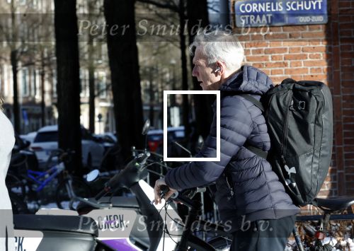 Amsterdam 6 januari 2026
Jaap Jongbloed vertrekt bij zijn sportschool op de fiets naar huis .