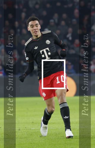 Eindhoven, 28 Januari 2026
Laatste wedstrijd in voorronde Champions League
PSV-Bayern Munchen, eindstand 1-2
Jamal Musiala in duel met