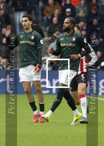 Eindhoven, 1 Februari 2026
Kompetitiewedstrijd PSV-Feyenoord, eindstand 3-0
Jeramiah St. Juste