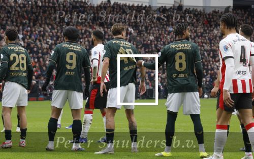 Eindhoven, 1 Februari 2026
Kompetitiewedstrijd PSV-Feyenoord, eindstand 3-0
Jeramiah St. Juste