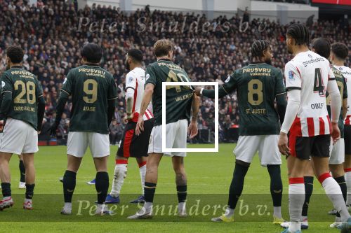 Eindhoven, 1 Februari 2026
Kompetitiewedstrijd PSV-Feyenoord, eindstand 3-0
Jeramiah St. Juste