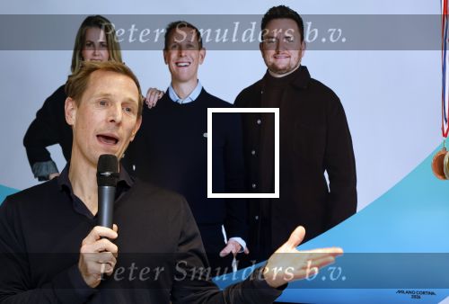 Hilversum 20 januari 2026
Presentatie crew van Eurosport die naar de olympische spelen gaan. Jochem Uytdehaage