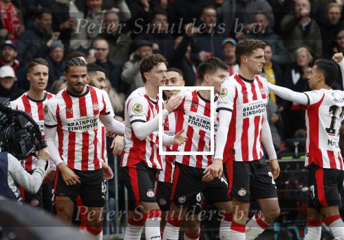 Eindhoven, 1 Februari 2026
Kompetitiewedstrijd PSV-Feyenoord, eindstand 3-0
Joey Veerman Armando Obispo Ismael Saibarin Sergino Dest Paul Wanner EsmirBajraktarevic Guus Til
