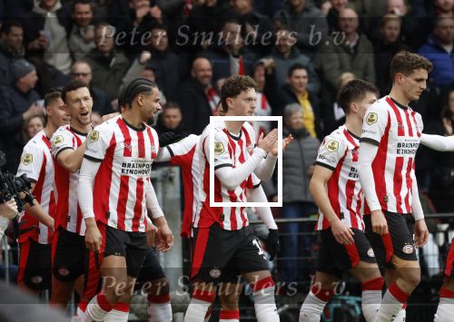 Eindhoven, 1 Februari 2026
Kompetitiewedstrijd PSV-Feyenoord, eindstand 3-0
Joey Veerman Armando Obispo Ismael Saibarin Sergino Dest Paul Wanner EsmirBajraktarevic Guus Til
