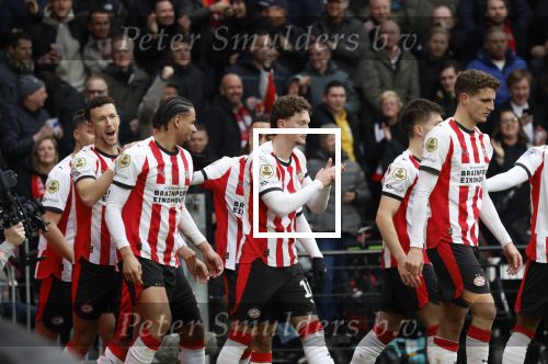 Eindhoven, 1 Februari 2026
Kompetitiewedstrijd PSV-Feyenoord, eindstand 3-0
Joey Veerman Armando Obispo Ismael Saibarin Sergino Dest Paul Wanner EsmirBajraktarevic Guus Til