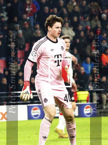 Eindhoven, 28 Januari 2026
Laatste wedstrijd in voorronde Champions League
PSV-Bayern Munchen, eindstand 1-2
Jonas Urbig