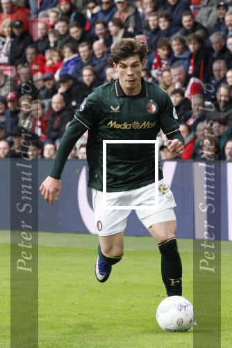 Eindhoven, 1 Februari 2026
Kompetitiewedstrijd PSV-Feyenoord, eindstand 3-0
Jordan Bos