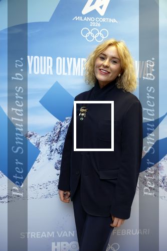 Hilversum 20 januari 2026
Presentatie crew van Eurosport die naar de olympische spelen gaan. Lexie Stevens
