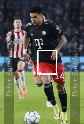 Eindhoven, 28 Januari 2026
Laatste wedstrijd in voorronde Champions League
PSV-Bayern Munchen, eindstand 1-2
Luis Diaz